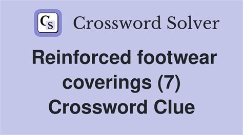 Footwear (7) Crossword Clue .